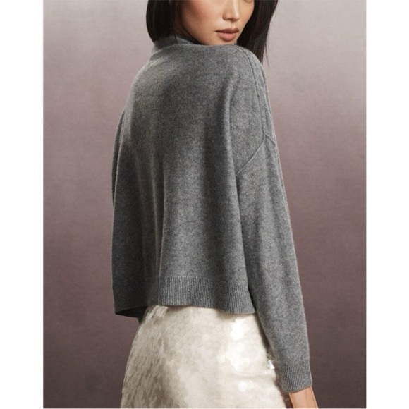 Pilcro The Alani Cashmere Mock-Neck Sweater - Picture 4 of 8